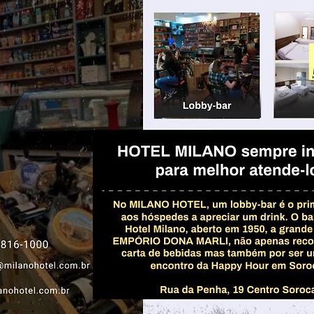 Hotel Milano 소로카바 외부 사진